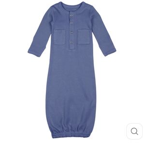 L'ovedbaby Blue Nightgown Pajamas Long Sleeve